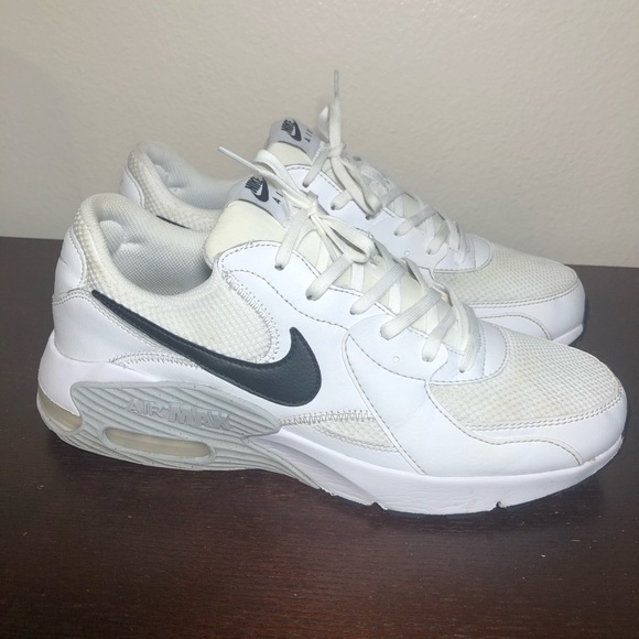 Nike Air Max Excee White Black Grey Running Casual Shoes Sneakers CD4165-100 - Picture 1 of 10